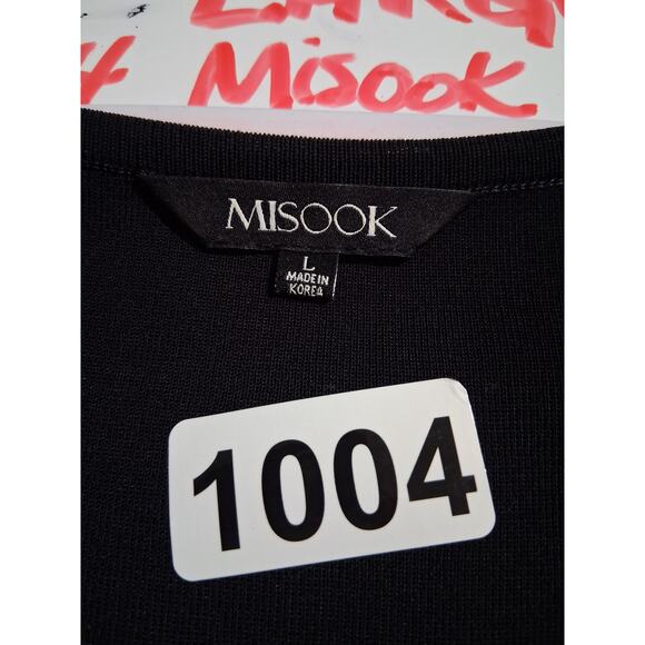 Misook Luxury Women's size Large Old Money Prep Country Club Classic Cardigan - Picture 10 of 13